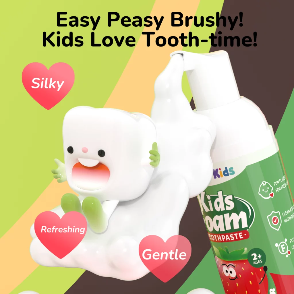 OralGos Kids Foam Toothpaste