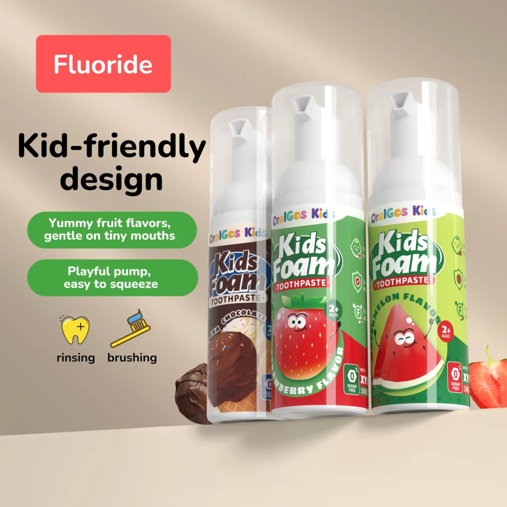 OralGos Kids Foam Toothpaste