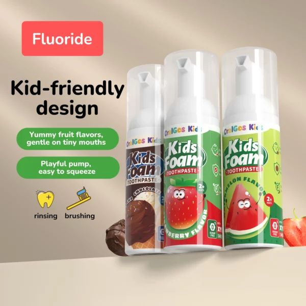 OralGos Kids Foam Toothpaste