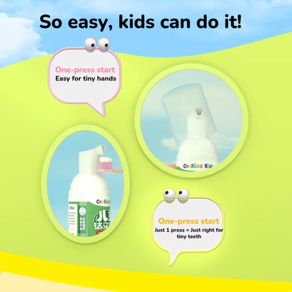 OralGos Kids Foam Toothpaste
