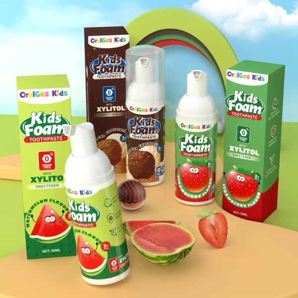 OralGos Kids Foam Toothpaste