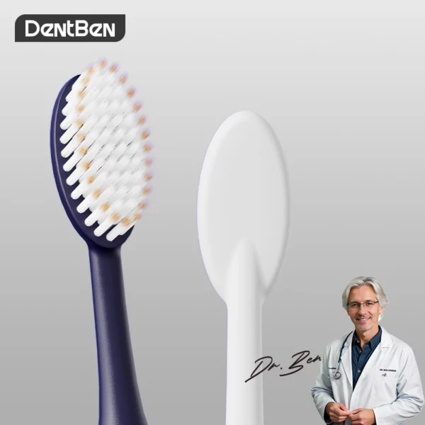 DentBen Ultra Soft Toothbrush Set – 6pcs Pack, Ergonomic Handle, FDA & GMP Certified