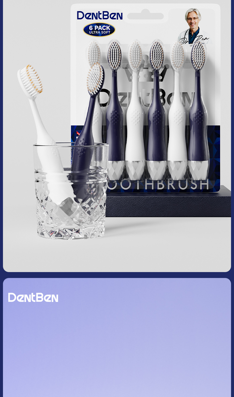 DentBen Ultra Soft Toothbrush Set