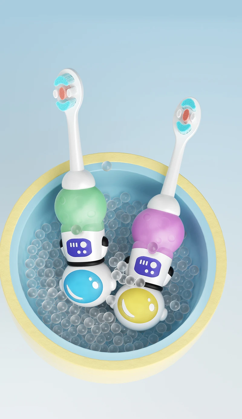 MOMODENT MO001 Manual Baby Toothbrush with Astronaut Handle (Ages 0–3)