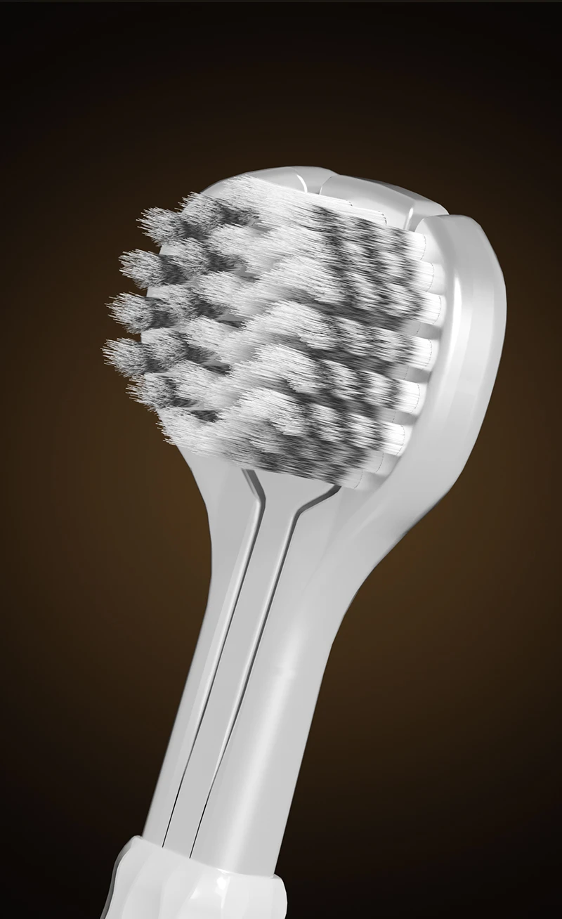 OralGos DB782 Triple-Sided Manual Toothbrush