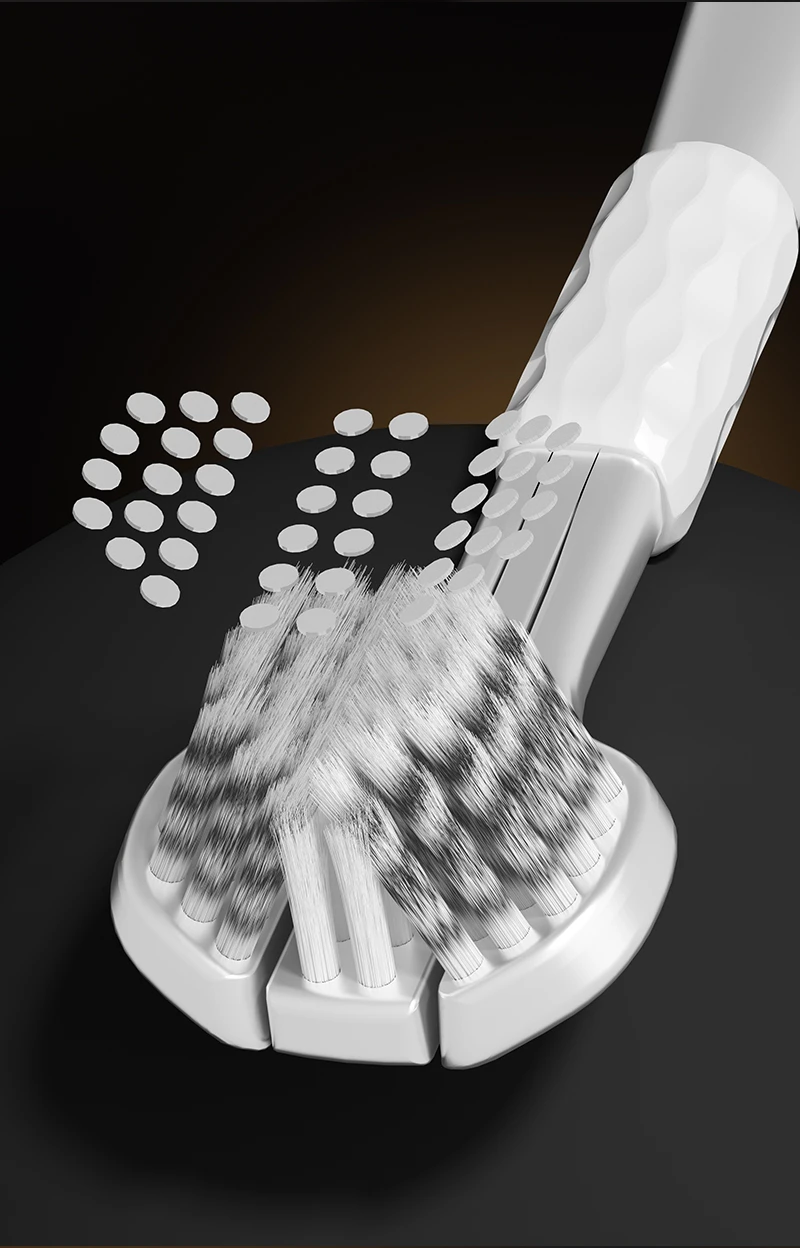 OralGos DB782 Triple-Sided Manual Toothbrush