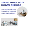 OralGos ZeroBS Toothpaste Tablets Mint Coconut Flavor