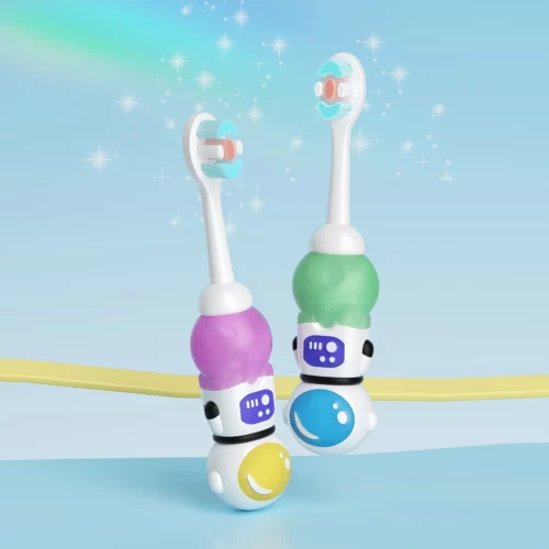 TOYAX MO001 Manual Baby Toothbrush with Astronaut Handle (Ages 0–3)