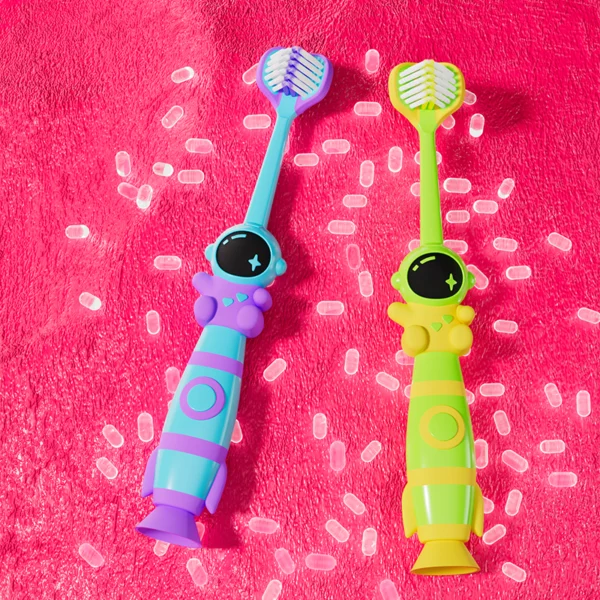 Dycrol KR626 Astronaut-Inspired 3-Sided Kids Toothbrush 4 Dycrol KR626 Astronaut-Inspired 3-Sided Kids Toothbrush