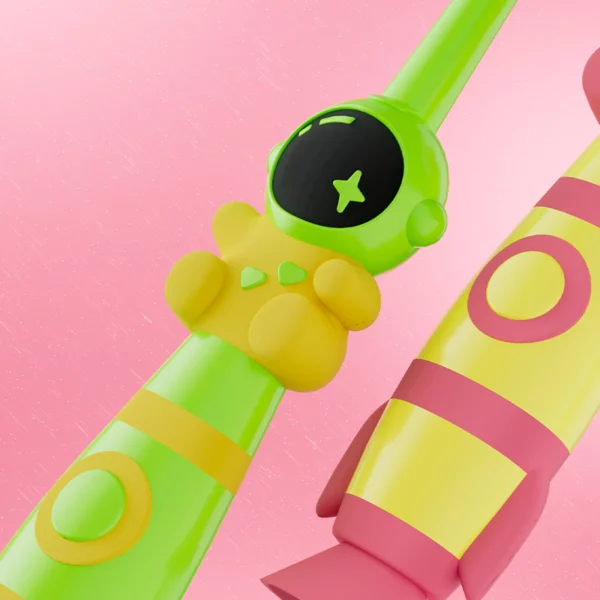 Dycrol KR626 Astronaut-Inspired 3-Sided Kids Toothbrush 6 Dycrol KR626 Astronaut-Inspired 3-Sided Kids Toothbrush
