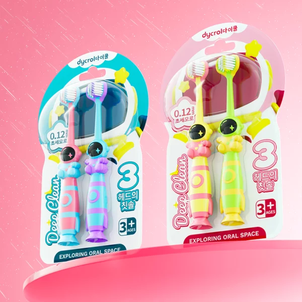 Dycrol KR626 Astronaut-Inspired 3-Sided Kids Toothbrush 9 Dycrol KR626 Astronaut-Inspired 3-Sided Kids Toothbrush