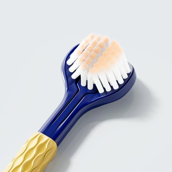 3-Sided Ultra-Soft Toothbrush (5) OralGos DB206USA 3-Sided Ultra-Soft PBT Toothbrush – BPA-Free, Triple-Head (6-Pack)