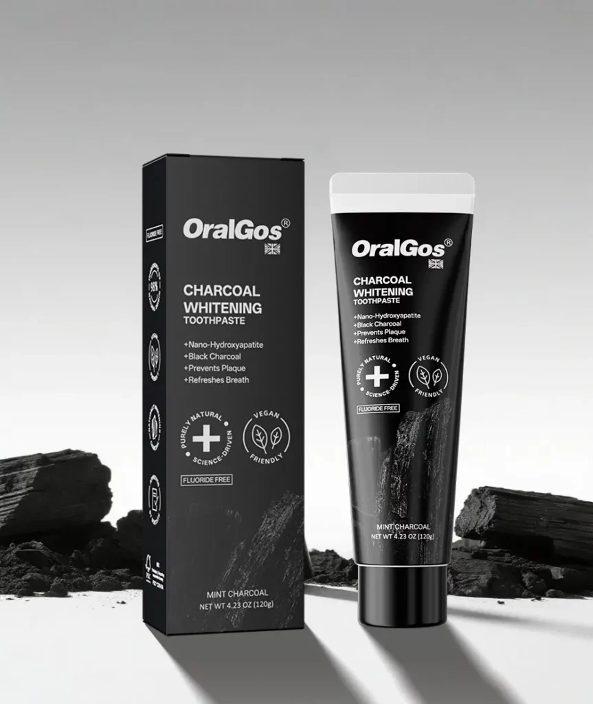 OralGos DB864 Pasta Gigi Pemutih Arang Toothpaste (1)