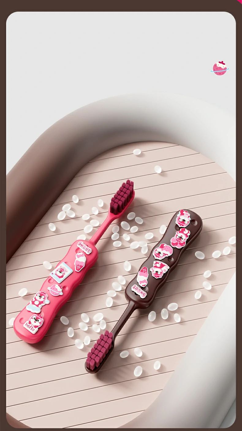 Antislip Kids Plastic Toothbrush