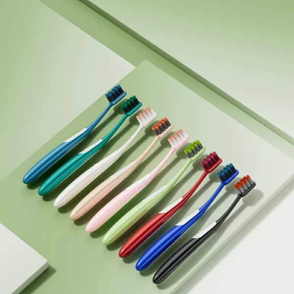 BPA-Free Adult Toothbrush (5) Sweetrip S295 Japan Top-Selling Colorful BPA-Free Adult Toothbrush