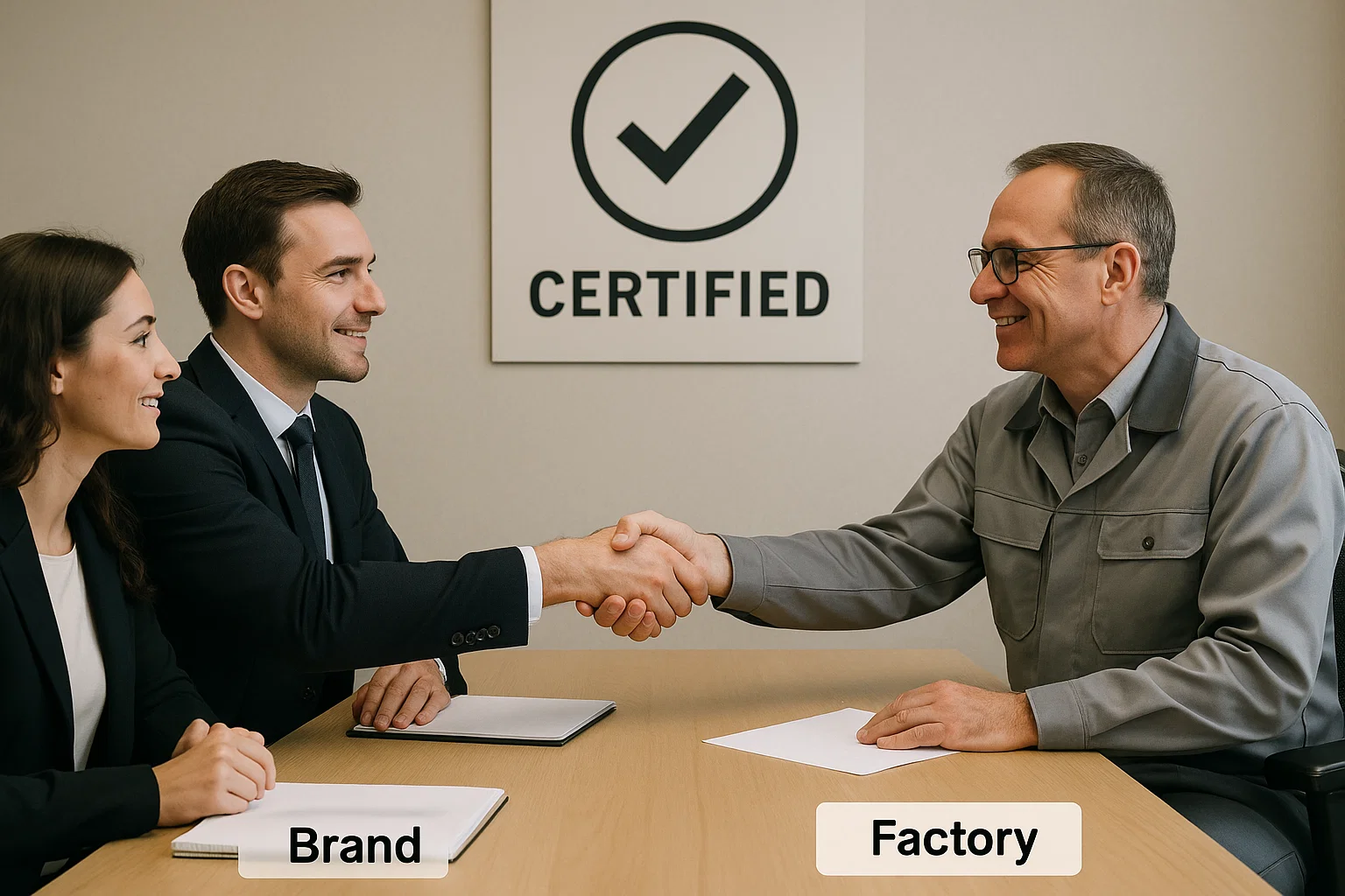 Brand owners partnering with a certified factory for Walmart growth