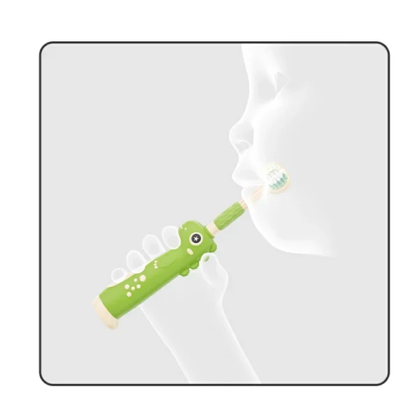 Dinosaur-Shape Toothbrush (7) Dinosaur-Shape Toothbrush