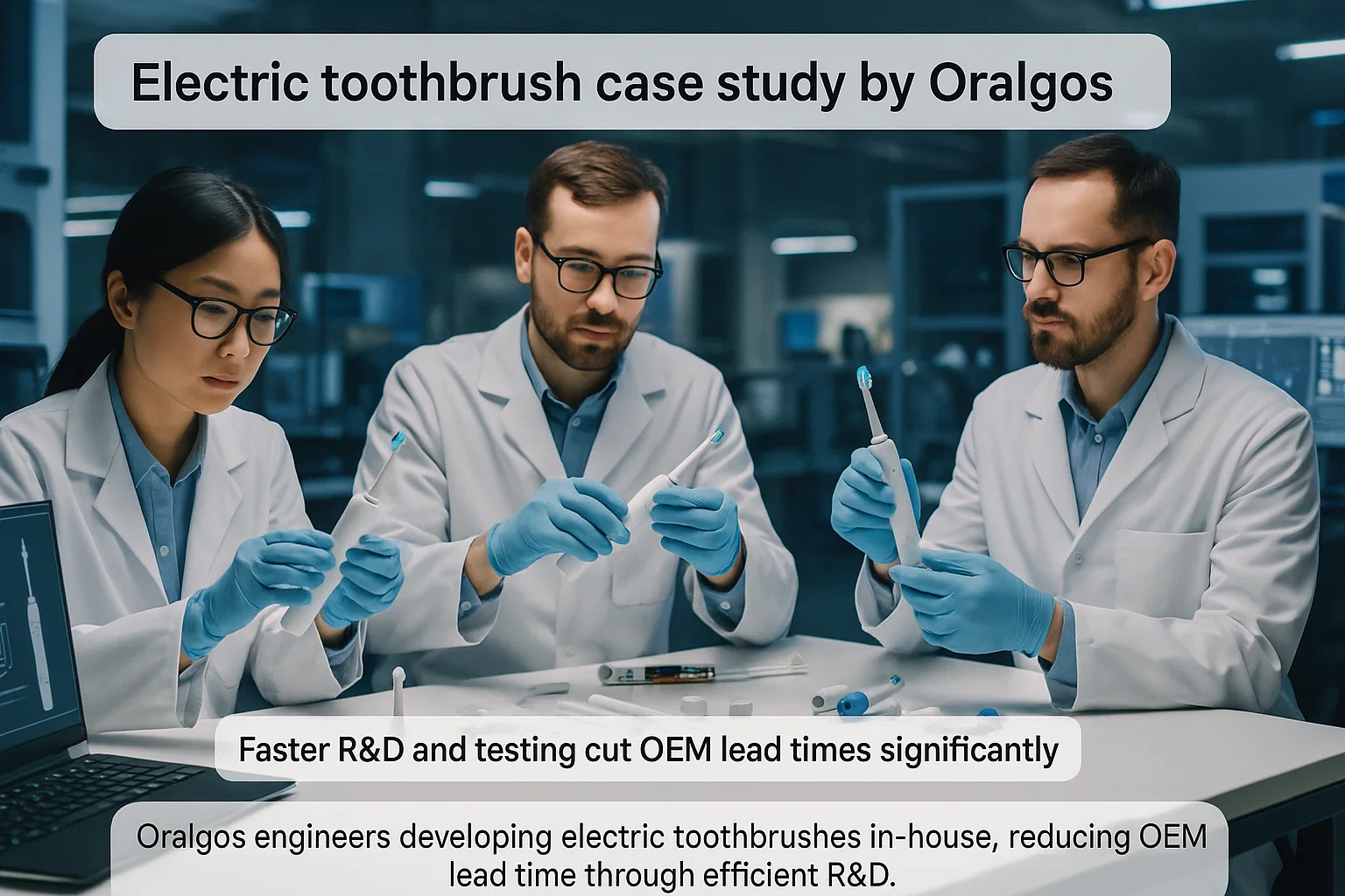 Electric toothbrush OEM lead time shortened by in-house R&D