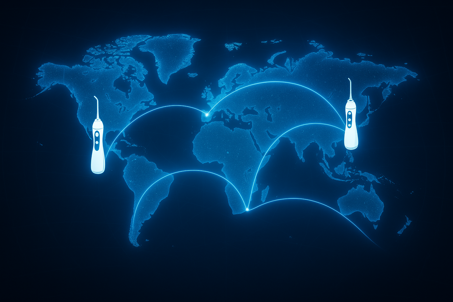 Global wholesale water flosser distribution network