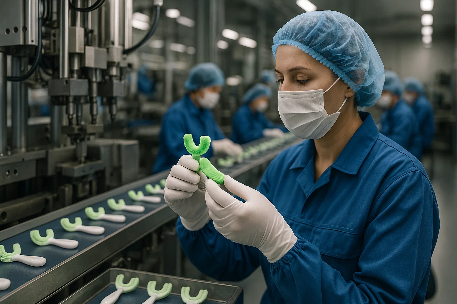 OEM factory producing kids U-Shaped Toothbrushes