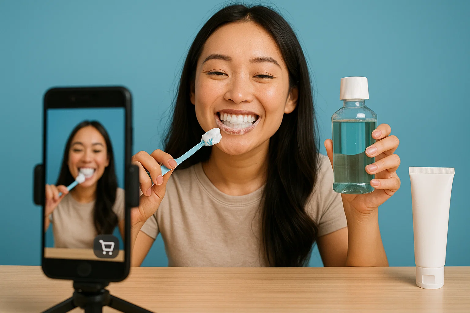 Live commerce driving Indonesia oral care trends on Tokopedia.