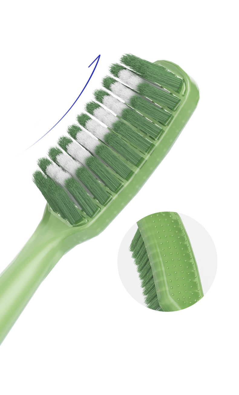 Long Head Arc-Shaped Toothbrush