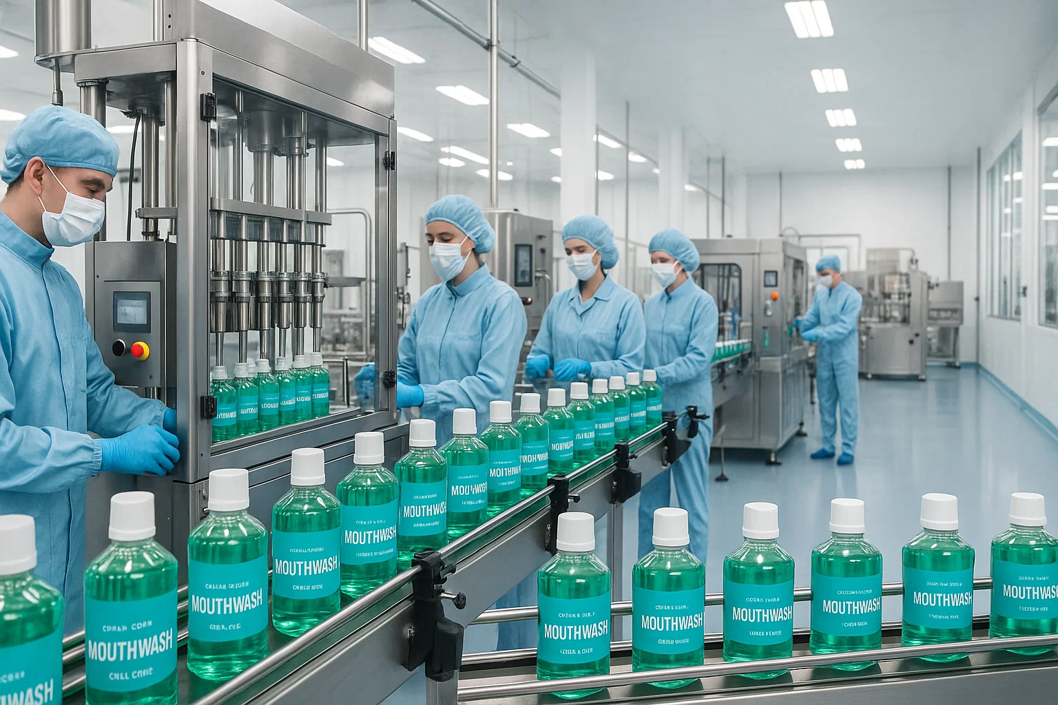 OEM mouthwash manufacturer production line in China