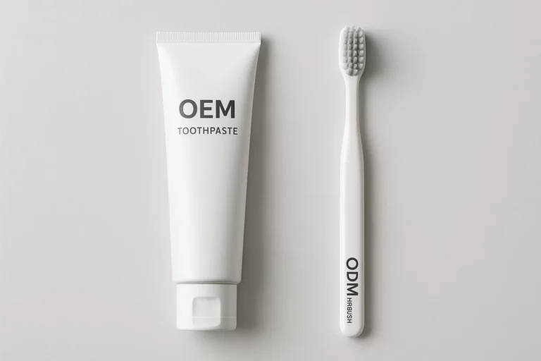 OEM toothpaste and ODM toothbrush comparison for oral care brands