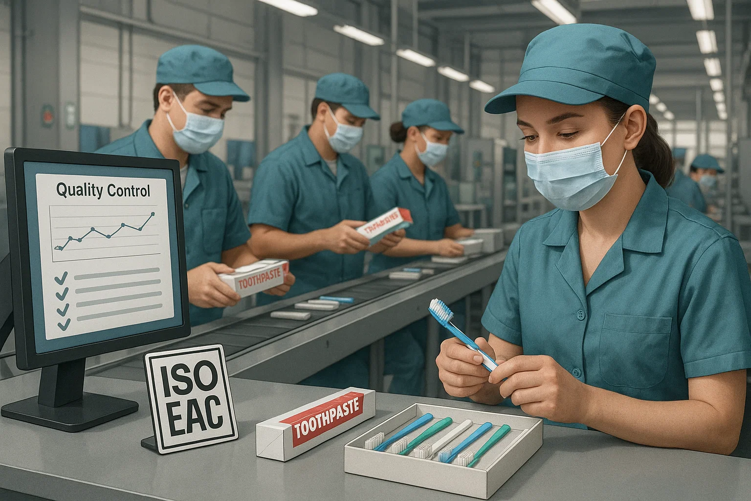 Certified oral-care factory ensuring quality and compliance