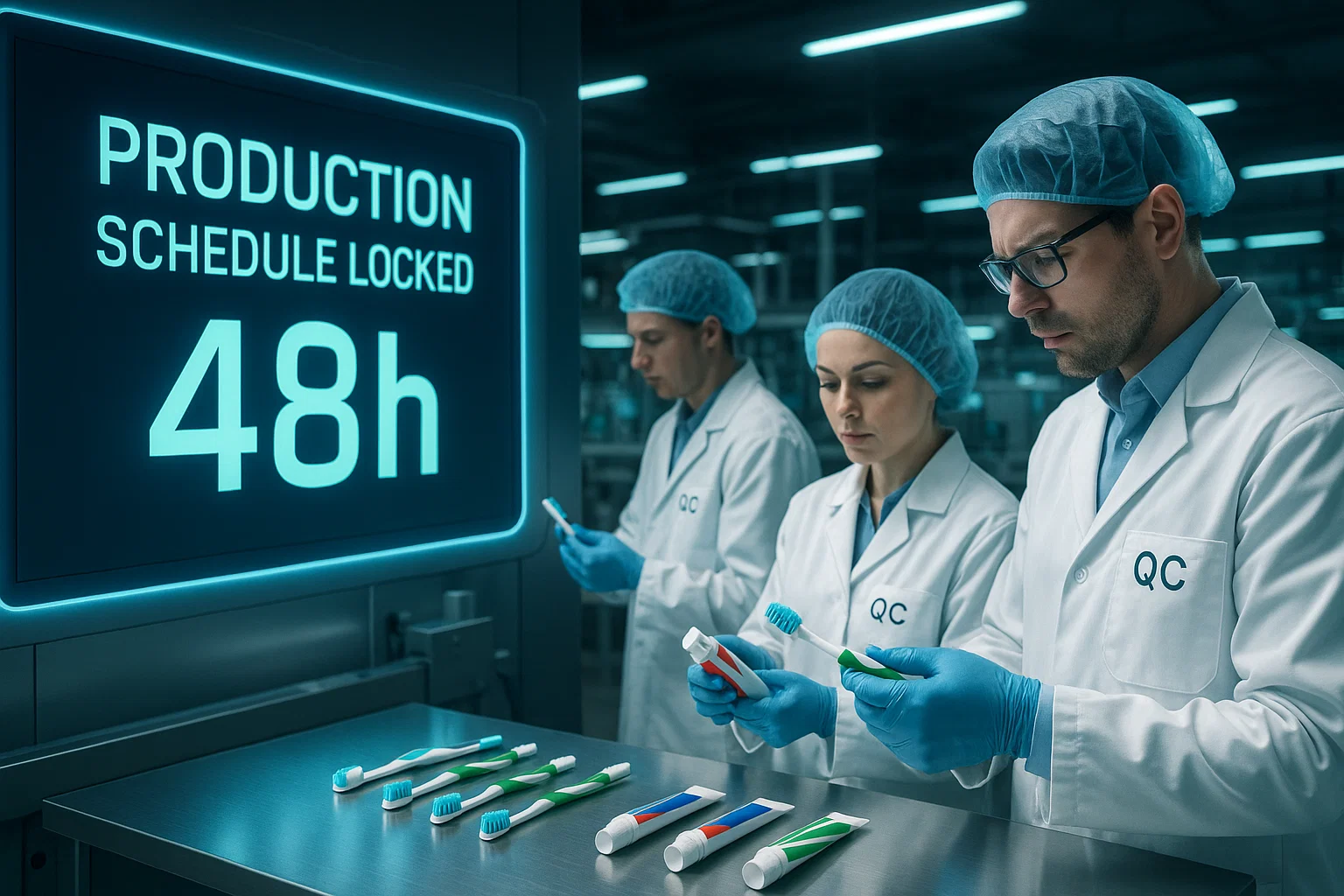 Efficient OEM production schedule and strict quality control