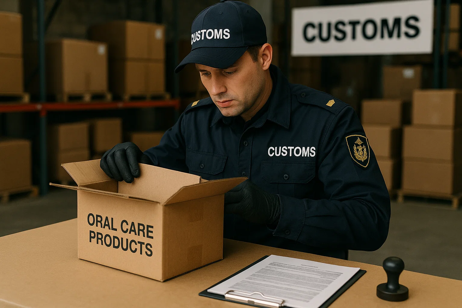 Toothpaste Russia customs clearance