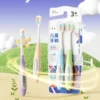 Blister Card Toothbrush (2) OralGos DB-XA005 Blister Card Packed BPA-Free Toothbrush