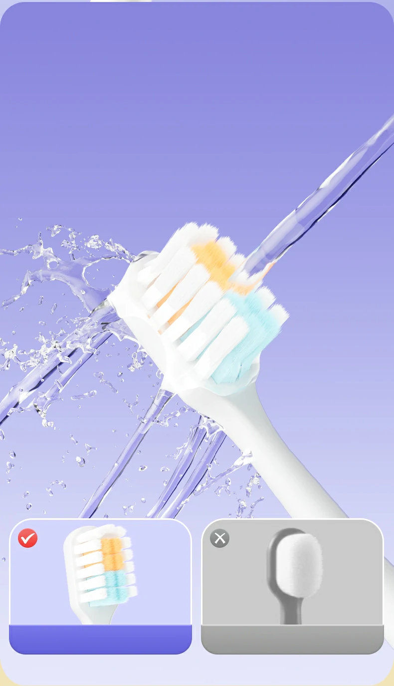 Blister Card Packed BPA-Free Toothbrush