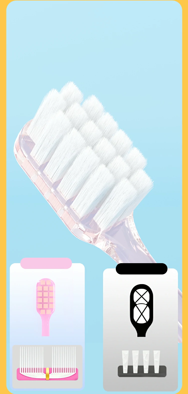 Screen-Printed ECO Plastic Toothbrush