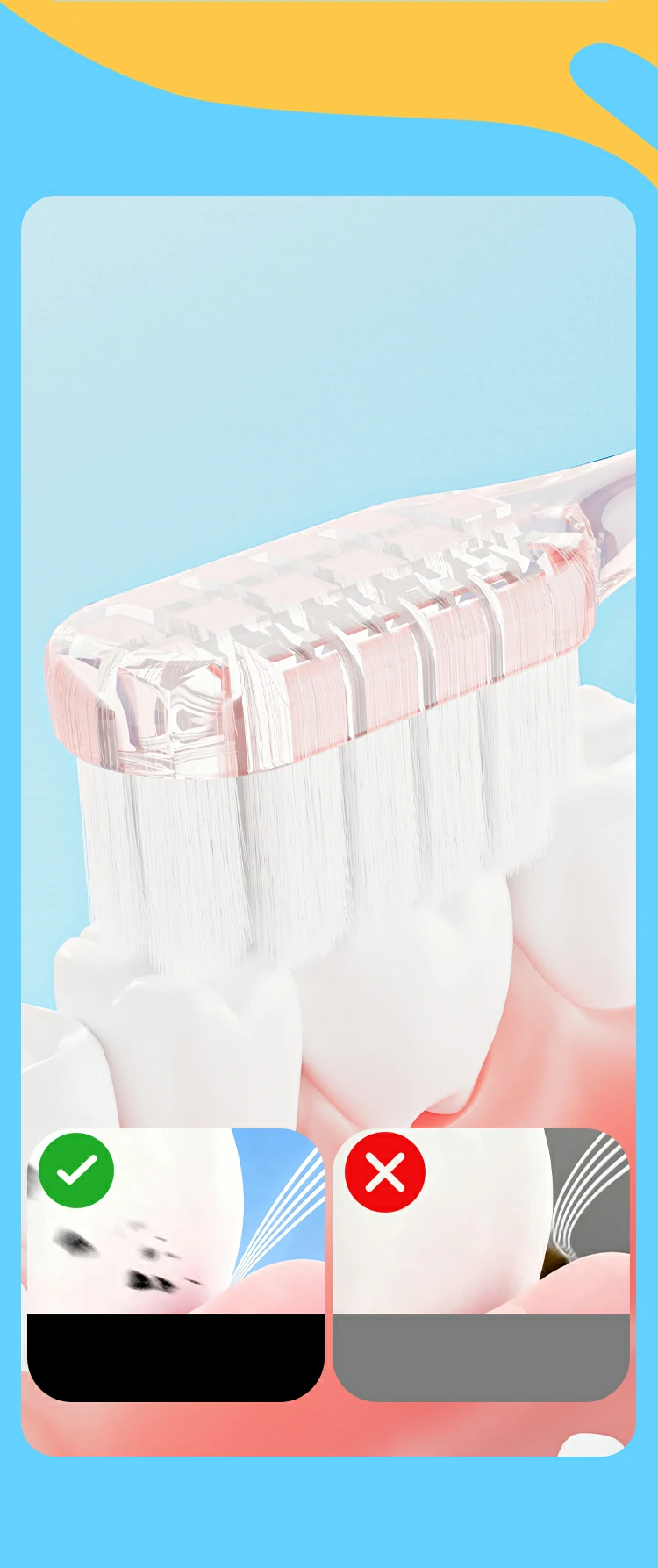 Screen-Printed ECO Plastic Toothbrush