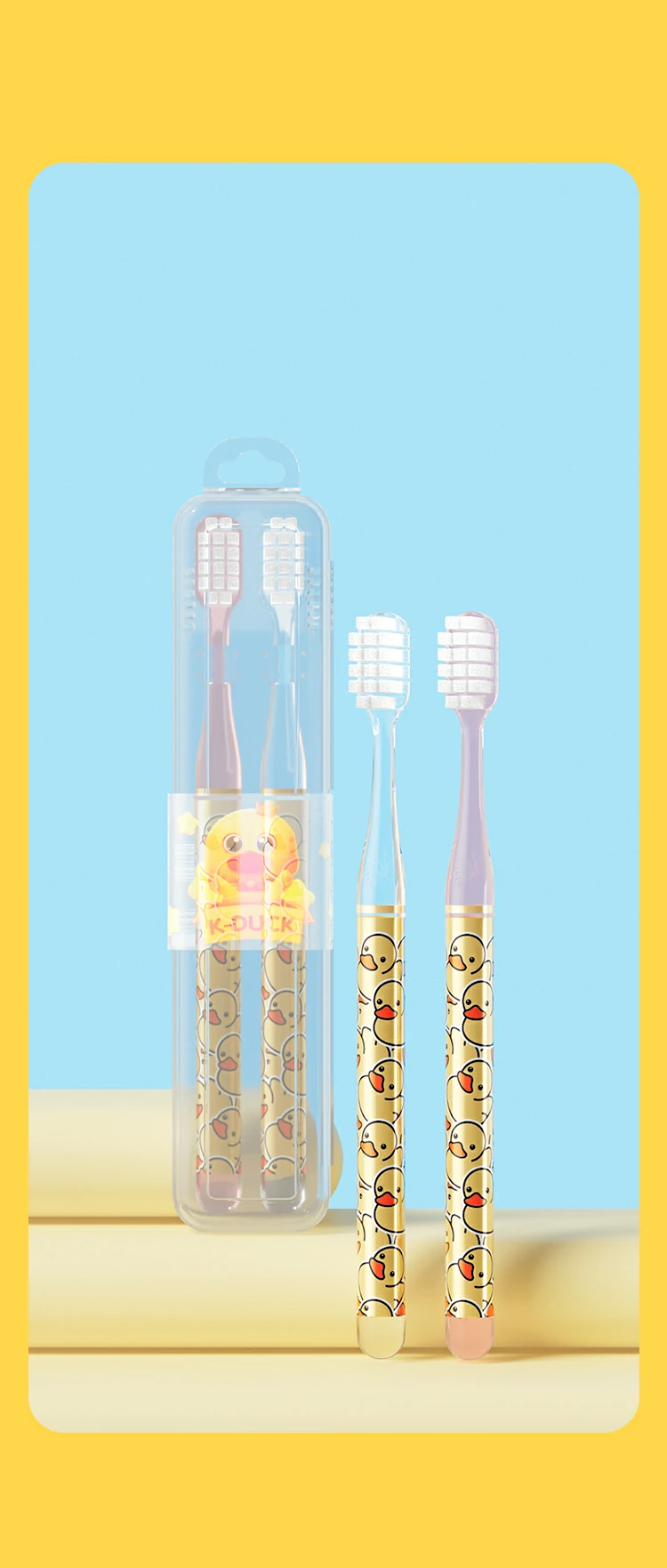 Screen-Printed ECO Plastic Toothbrush