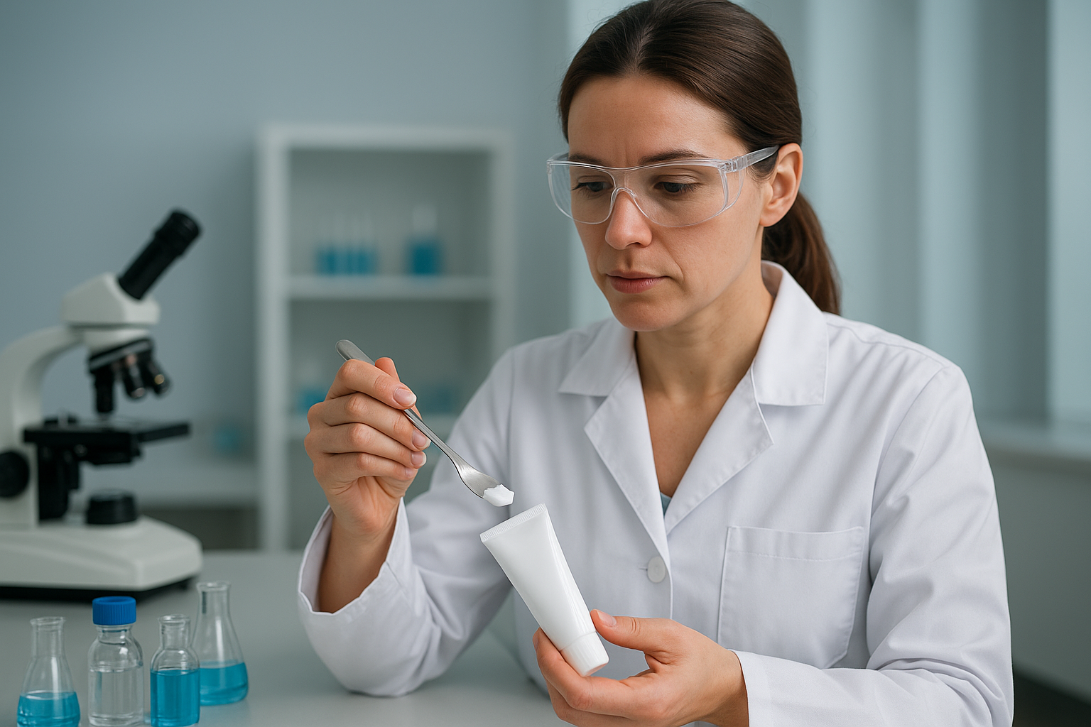 R&D laboratory where oral care formulations are developed and tested.