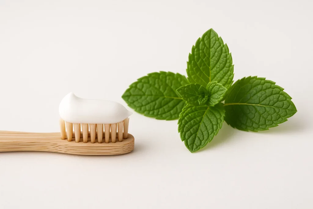 SLS Free Toothpaste with natural ingredients for gentle oral care