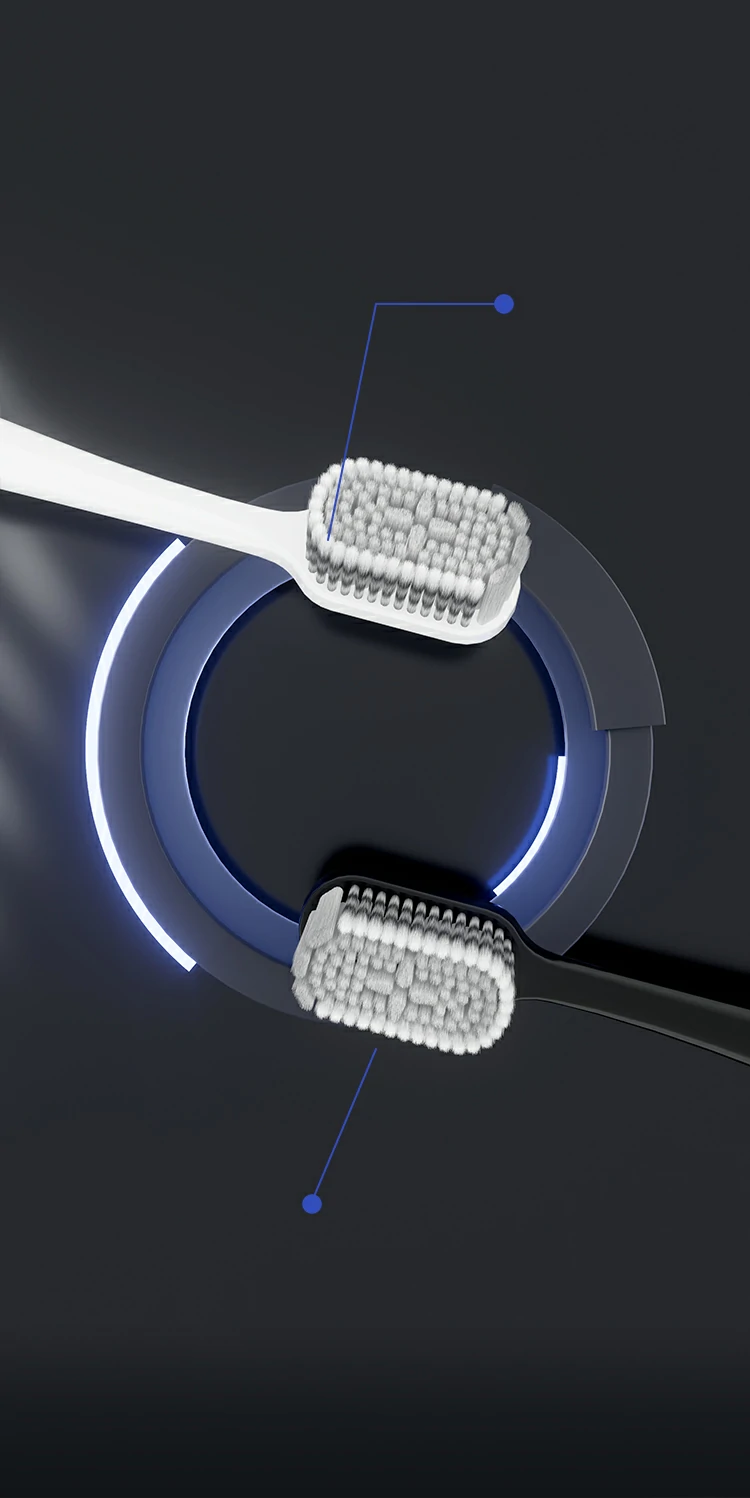 Convenient Adults Household & Travel Toothbrush
