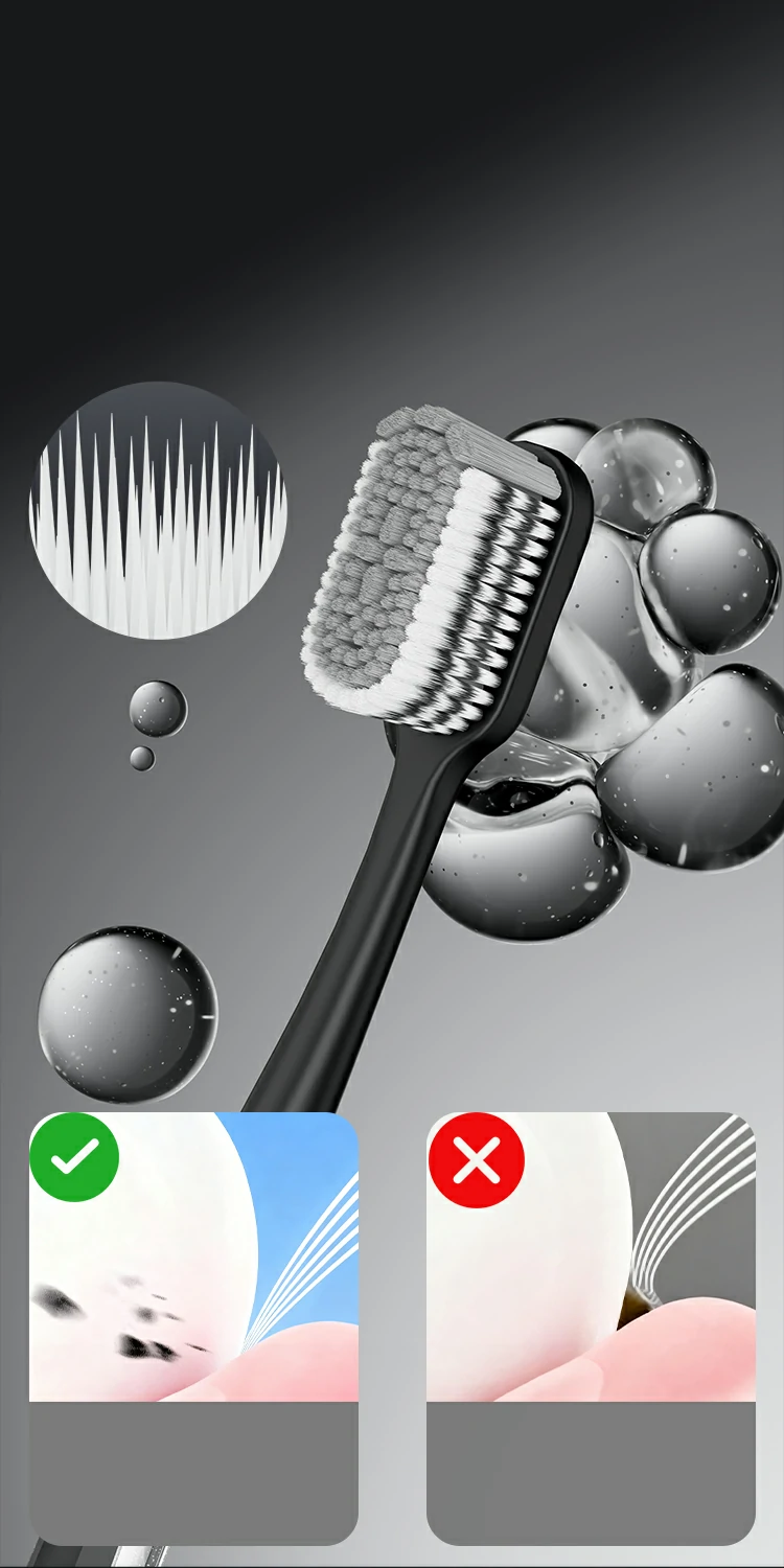 Convenient Adults Household & Travel Toothbrush