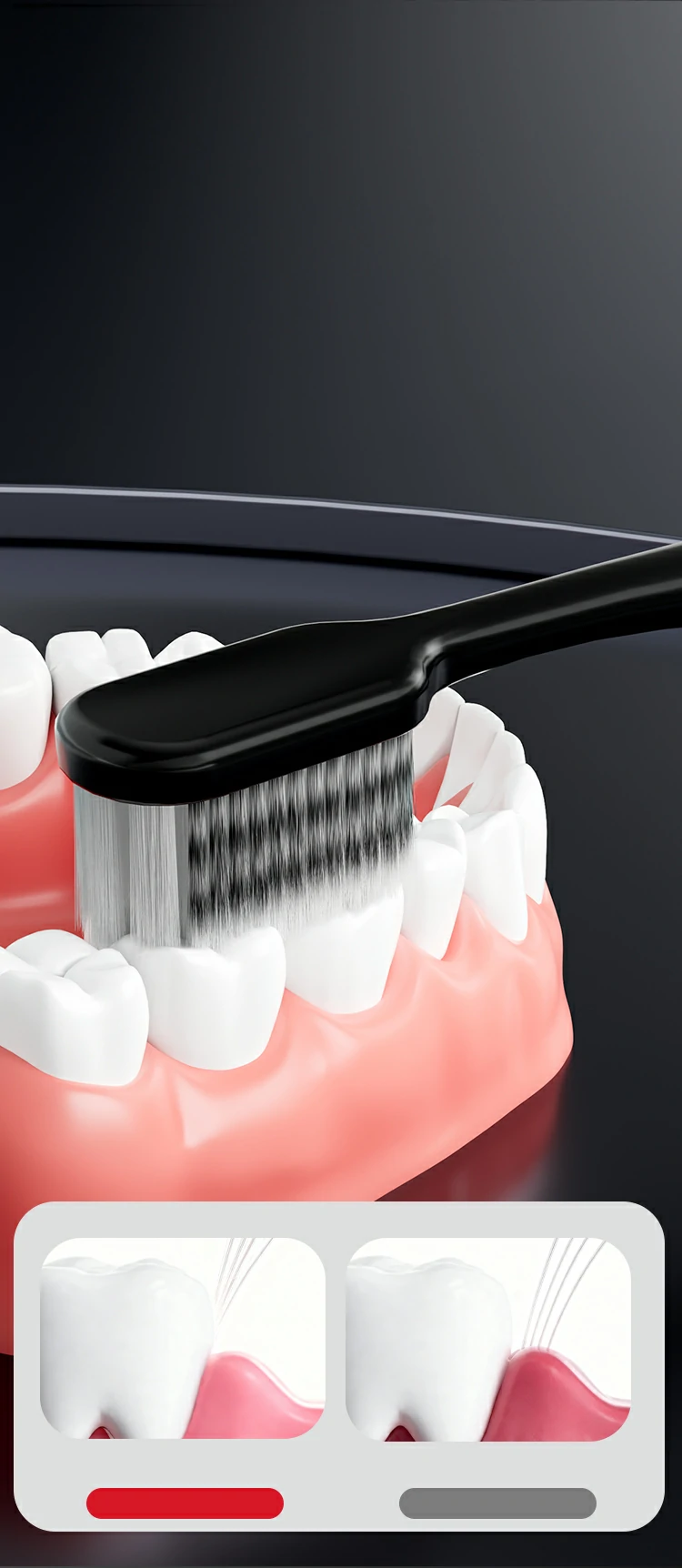 Convenient Adults Household & Travel Toothbrush