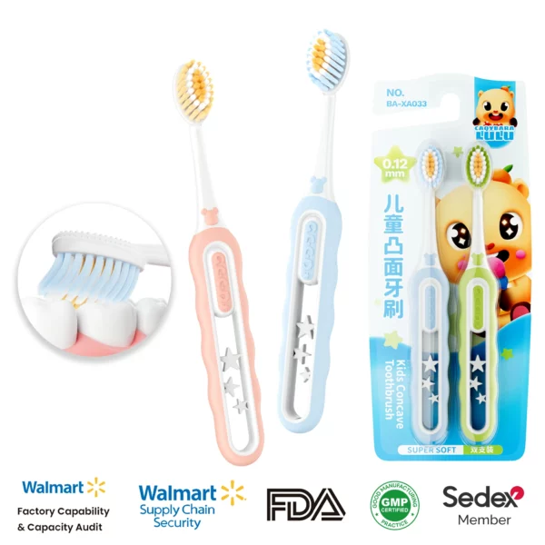 BPA-Free Plastic Toothbrush (9) BN-XA033 Colorful BPA‑Free Plastic Toothbrush