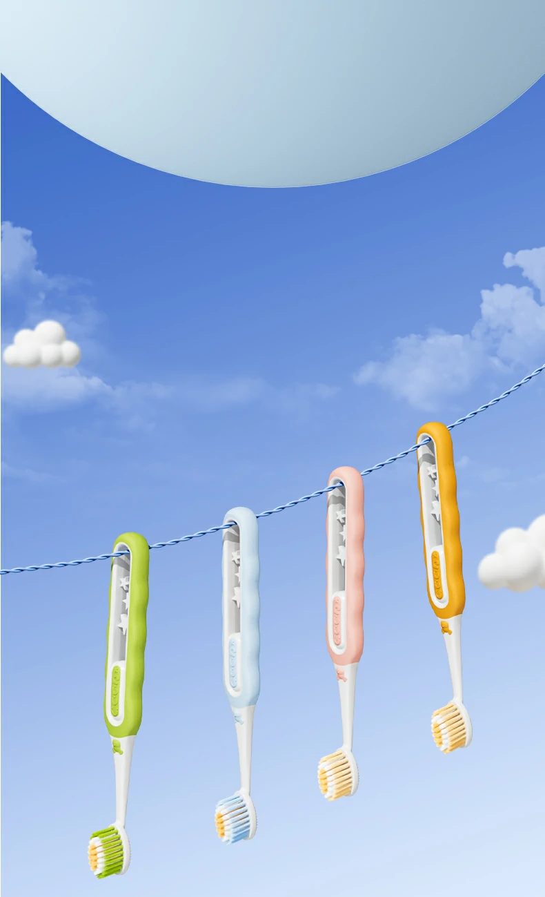Colorful BPA‑Free Plastic Toothbrush