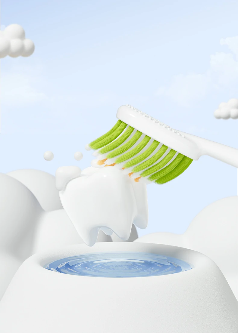 Colorful BPA‑Free Plastic Toothbrush