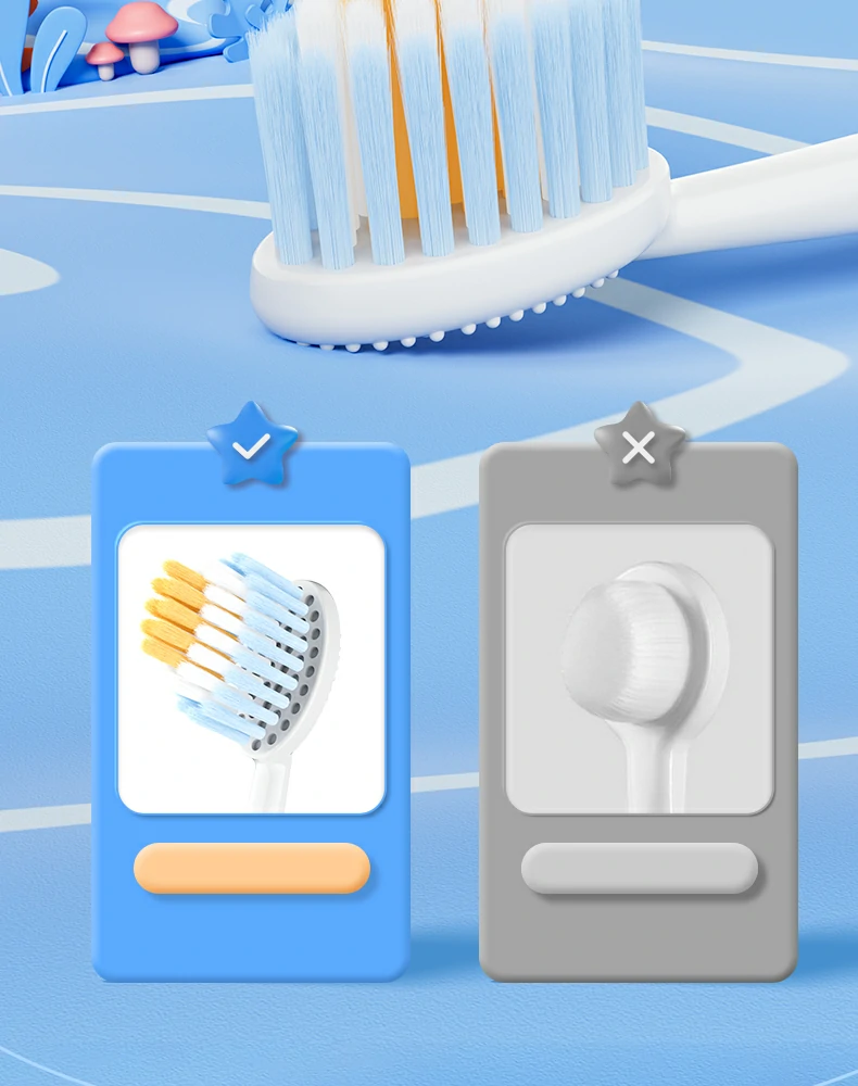 Colorful BPA‑Free Plastic Toothbrush