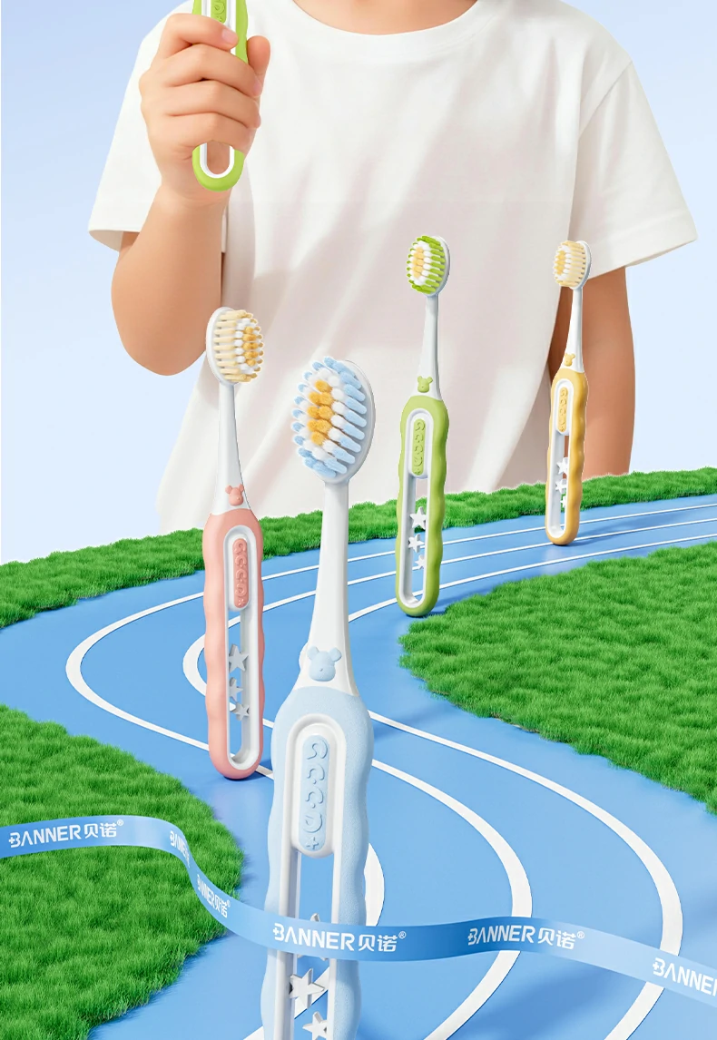 Colorful BPA‑Free Plastic Toothbrush