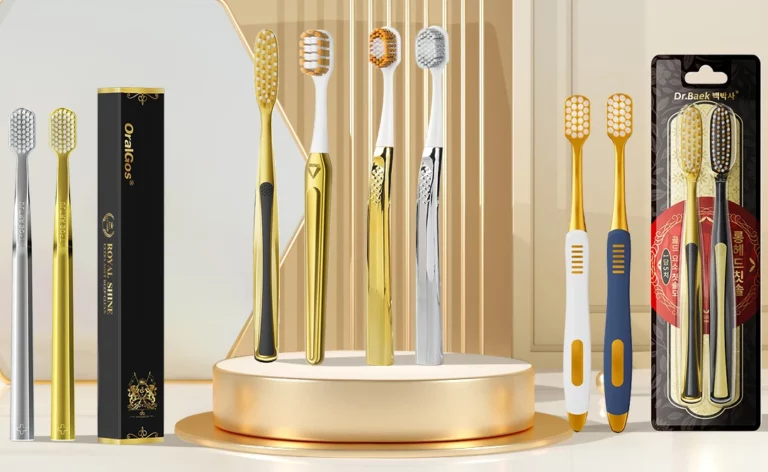Customized toothbrushes with different bristles, materials and packaging