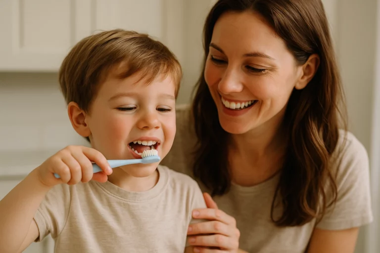 Extra soft toothbrush are more suitable for children to use