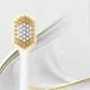 Custom Logo Gold Handle Replaceable Brush Head Toothbrush