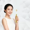 Custom Logo Gold Handle Replaceable Brush Head Toothbrush